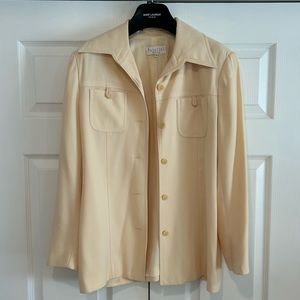 Parallel Basics Button Down Yellow Coat